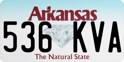 AR license plate 536KVA