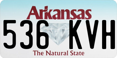 AR license plate 536KVH