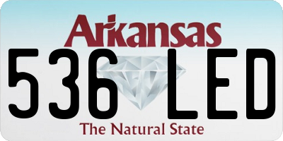 AR license plate 536LED