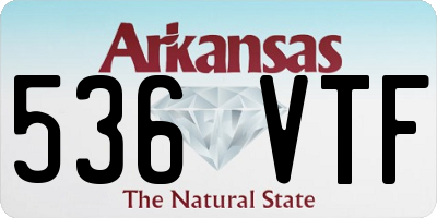 AR license plate 536VTF