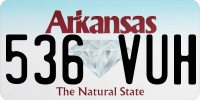 AR license plate 536VUH