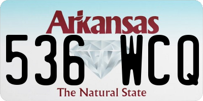 AR license plate 536WCQ