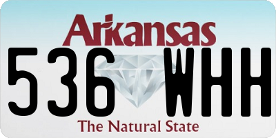 AR license plate 536WHH