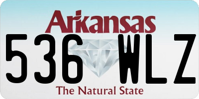 AR license plate 536WLZ