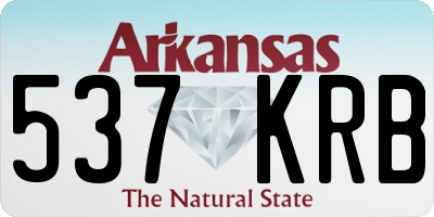 AR license plate 537KRB