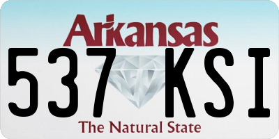 AR license plate 537KSI