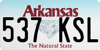 AR license plate 537KSL