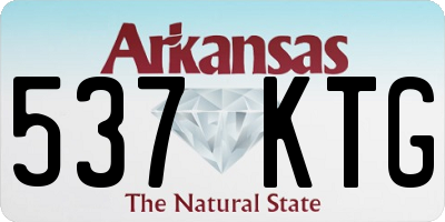AR license plate 537KTG