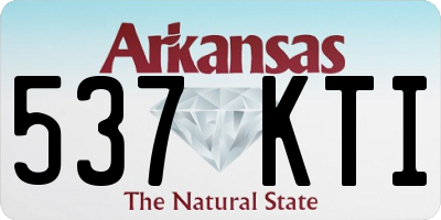 AR license plate 537KTI