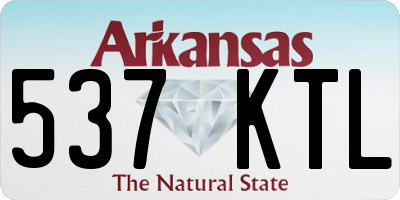 AR license plate 537KTL