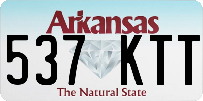 AR license plate 537KTT