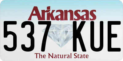 AR license plate 537KUE