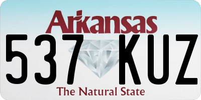 AR license plate 537KUZ
