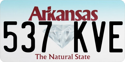 AR license plate 537KVE