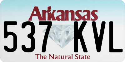 AR license plate 537KVL