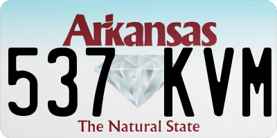 AR license plate 537KVM