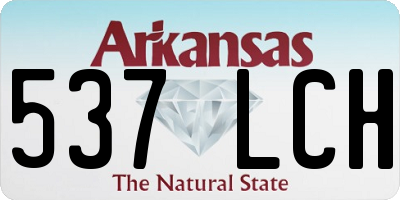 AR license plate 537LCH