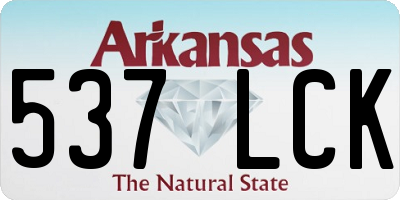 AR license plate 537LCK