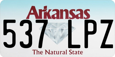 AR license plate 537LPZ