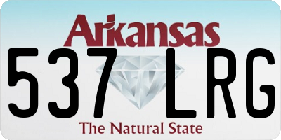 AR license plate 537LRG