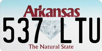 AR license plate 537LTU