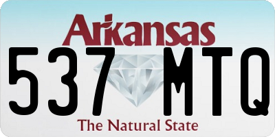 AR license plate 537MTQ