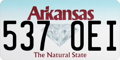 AR license plate 537OEI