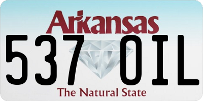 AR license plate 537OIL