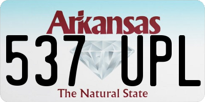 AR license plate 537UPL
