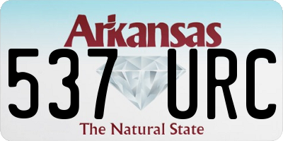 AR license plate 537URC