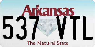 AR license plate 537VTL