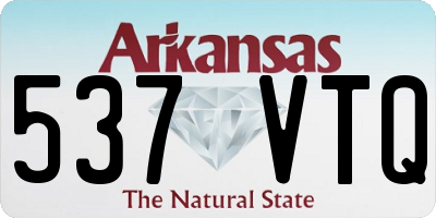 AR license plate 537VTQ