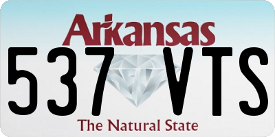 AR license plate 537VTS
