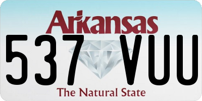 AR license plate 537VUU