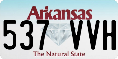 AR license plate 537VVH