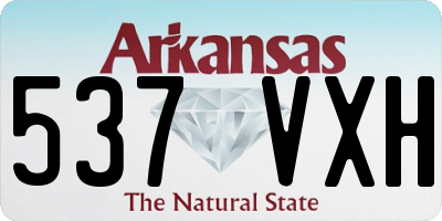 AR license plate 537VXH