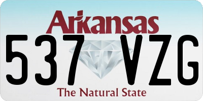 AR license plate 537VZG