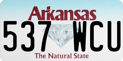 AR license plate 537WCU