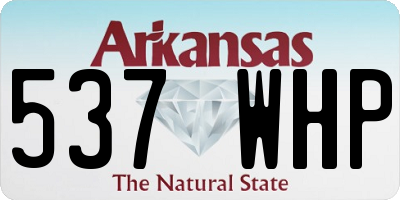 AR license plate 537WHP