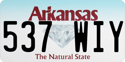 AR license plate 537WIY