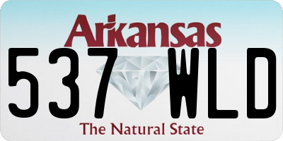 AR license plate 537WLD