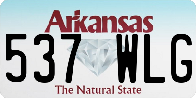 AR license plate 537WLG