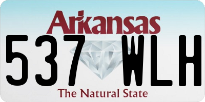 AR license plate 537WLH