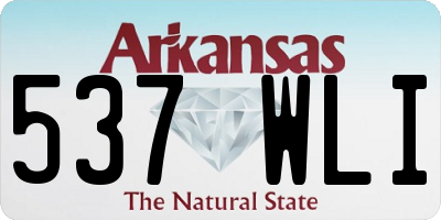 AR license plate 537WLI