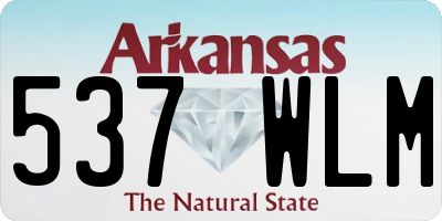 AR license plate 537WLM