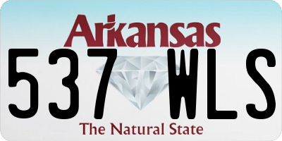 AR license plate 537WLS