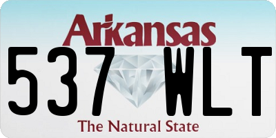AR license plate 537WLT