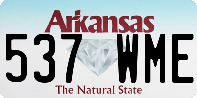 AR license plate 537WME