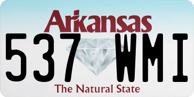 AR license plate 537WMI