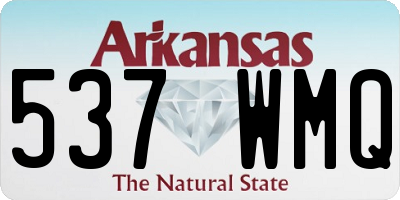 AR license plate 537WMQ